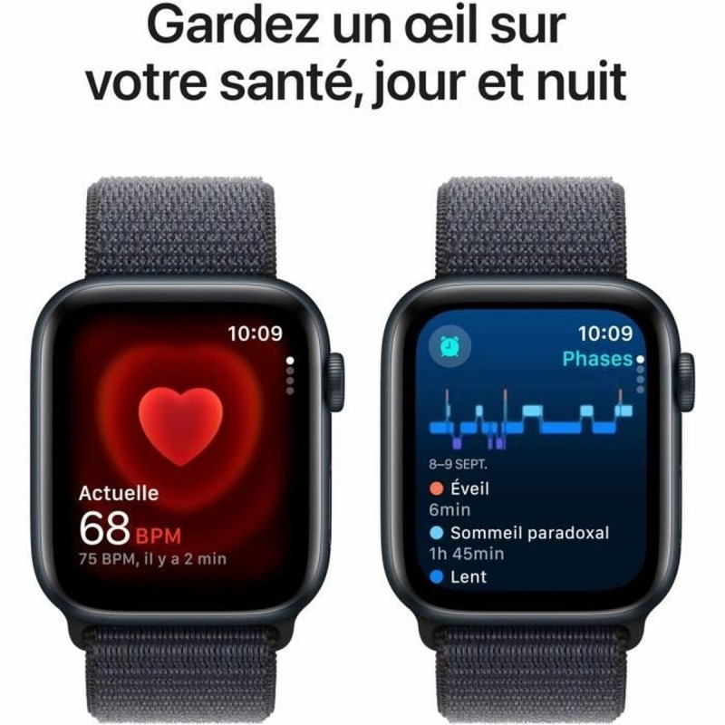 Montre intelligente Apple Watch SE Bleu 44 mm