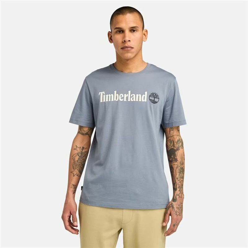 T-shirt à manches courtes homme Timberland Kennebec River Linear Logo