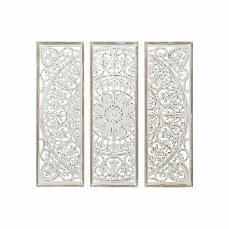 Décoration murale DKD Home Decor Mandala Bois MDF (120.5 x 2 x 121.5 cm)