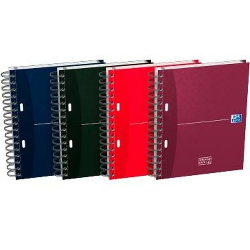 Cahier Oxford A5+ 100 Volets 5 Pièces (20 Unités)