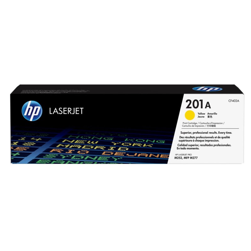 Toner original HP 201A Jaune