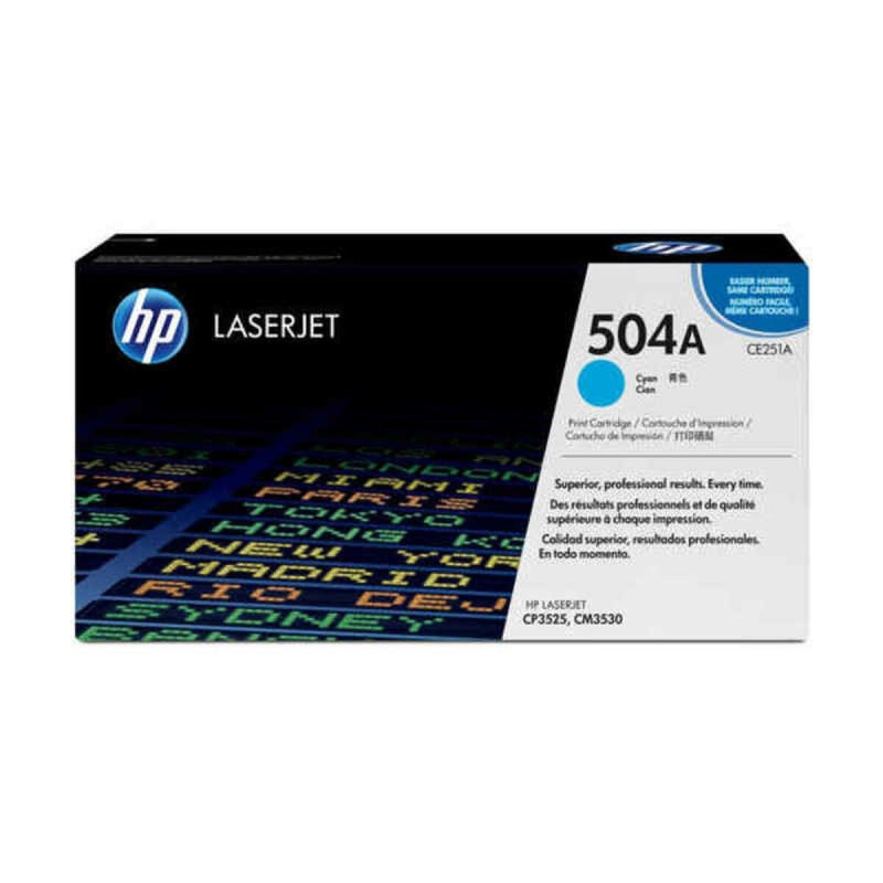 Toner original HP 504A Jaune Noir Cyan