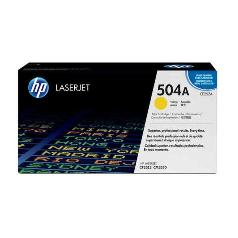 Toner original HP 504A Jaune