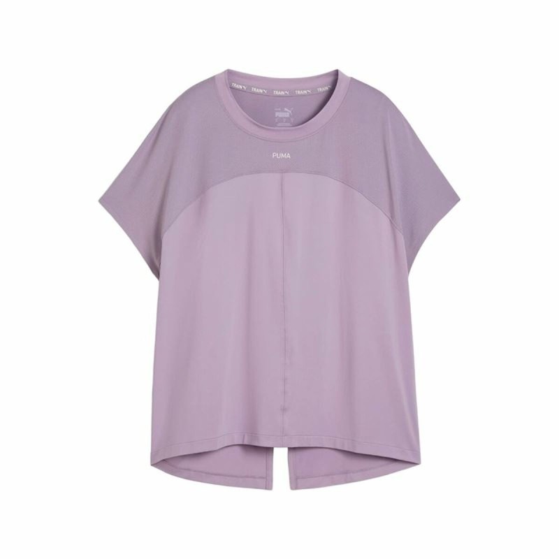 T-shirt à manches courtes femme Puma Cloudspun Mix Lavande