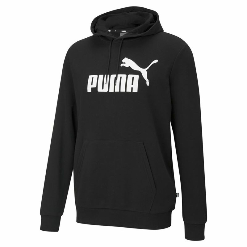 Sweat à capuche homme Puma Essentials Big Logo Noir