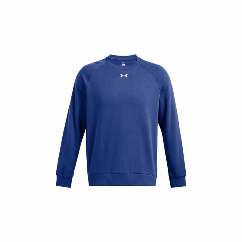 Sweat sans capuche homme Under Armour Rival Fleece Crew Bleu