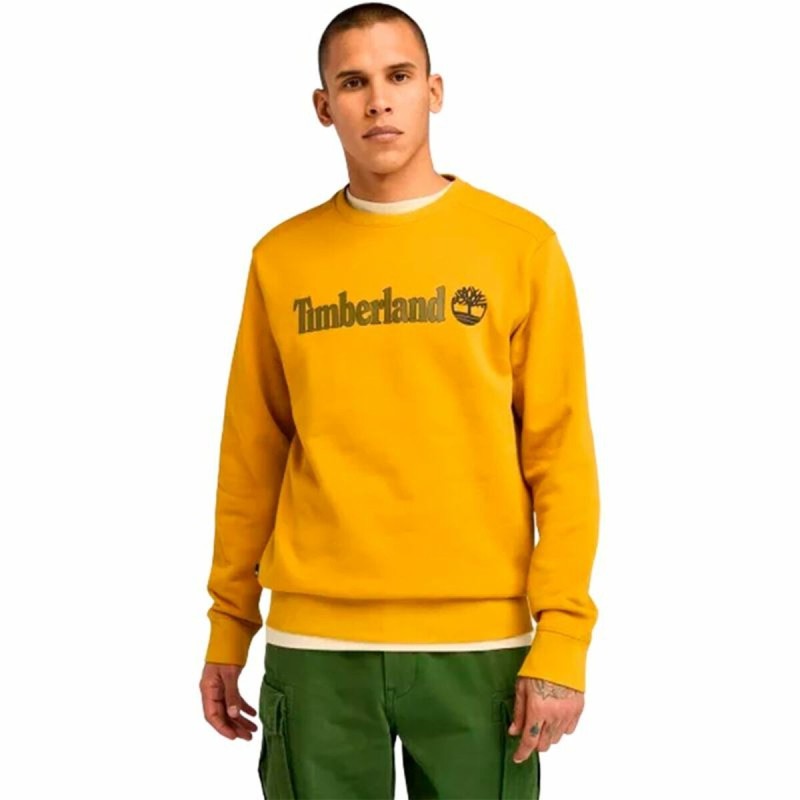 Sweat sans capuche homme Timberland Kennebec River Linear Logo Crew