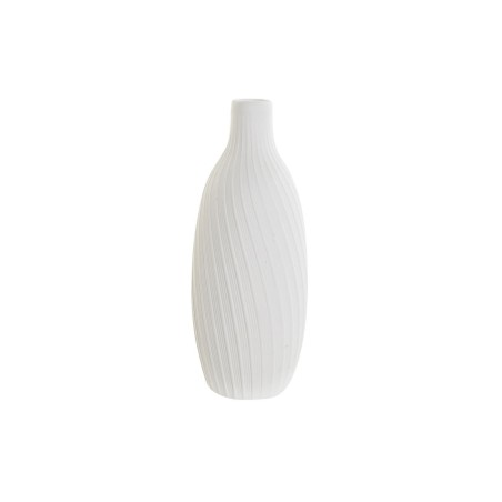 Vase DKD Home Decor Céramique Blanc (8 x 8 x 19