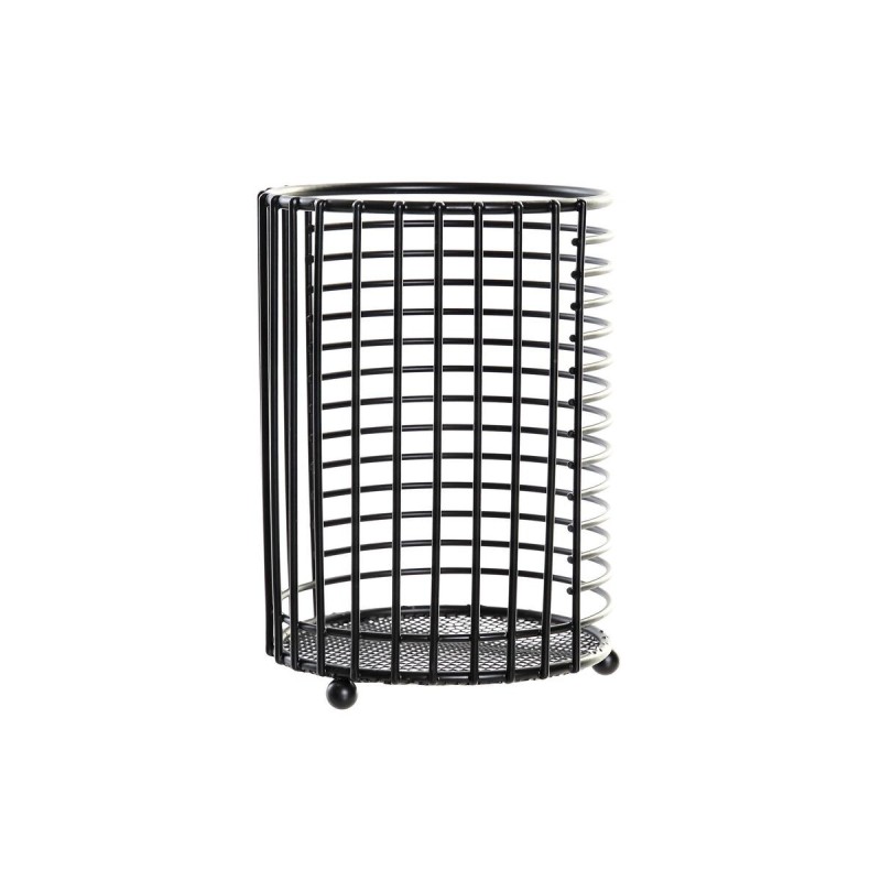 Égouttoir à couverts DKD Home Decor Grille Noir Métal Loft (11