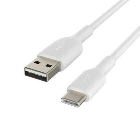 Câble USB A vers USB-C Belkin CAB001bt1MWH Blanc 1 m (1 Unité) (1 m)