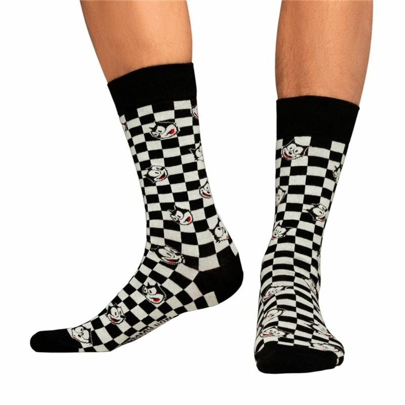 Chaussettes Jimmy Lion Felix Check Noir 41-46