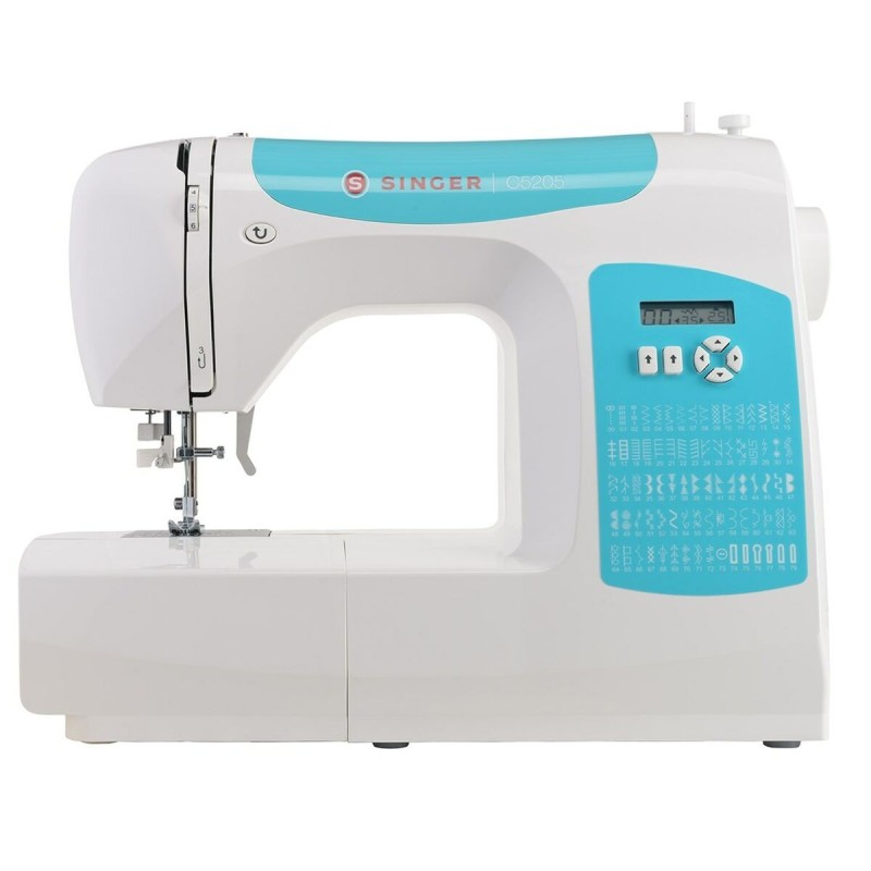 Machine à coudre Singer C5205 TQ Noir Multicouleur Turquoise Plastique