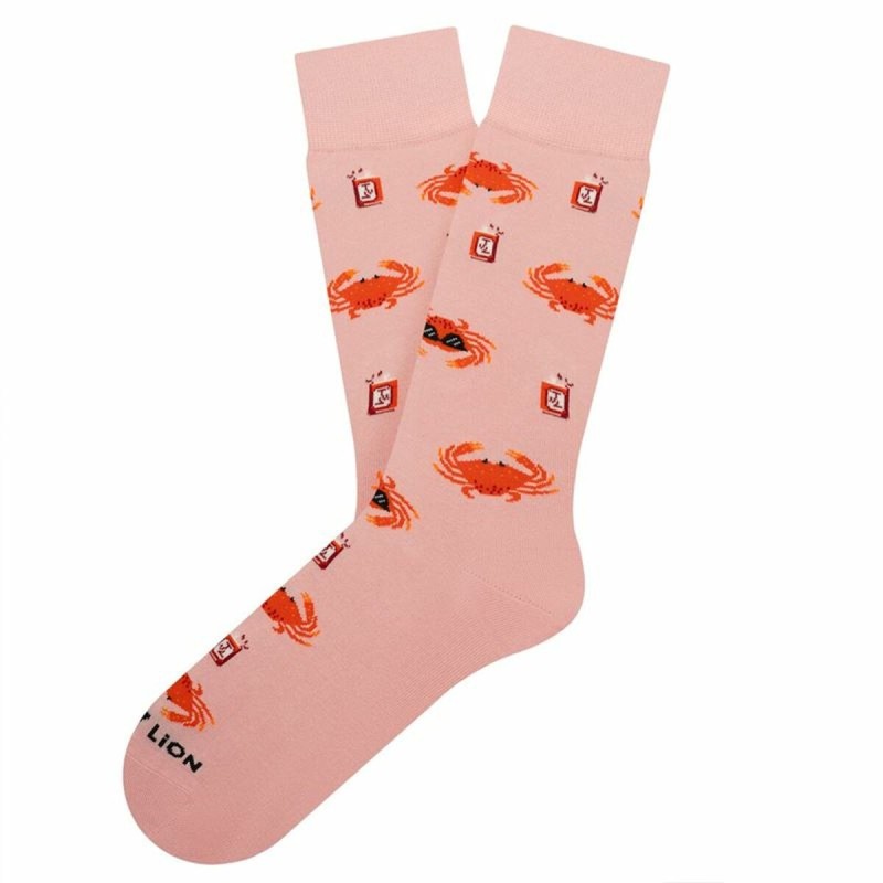 Chaussettes Jimmy Lion Cool Crab Rose 36-40