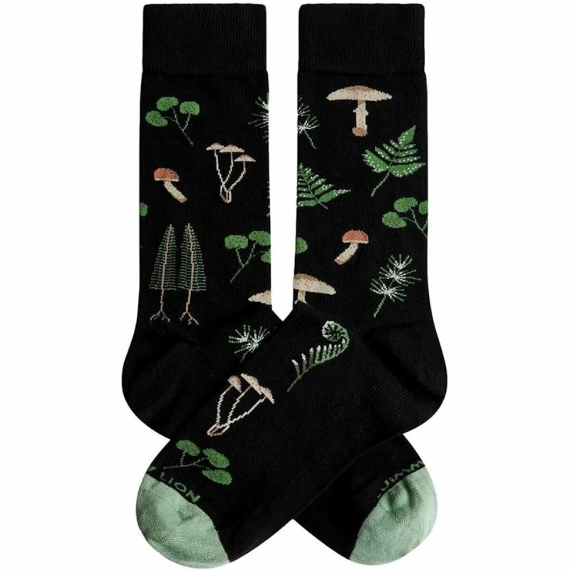 Chaussettes Jimmy Lion Mushrooms Noir 41-46