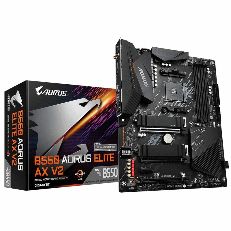 Carte Mère Gigabyte B550 AORUS ELITE AX V2 AMD B550 AMD AMD AM4