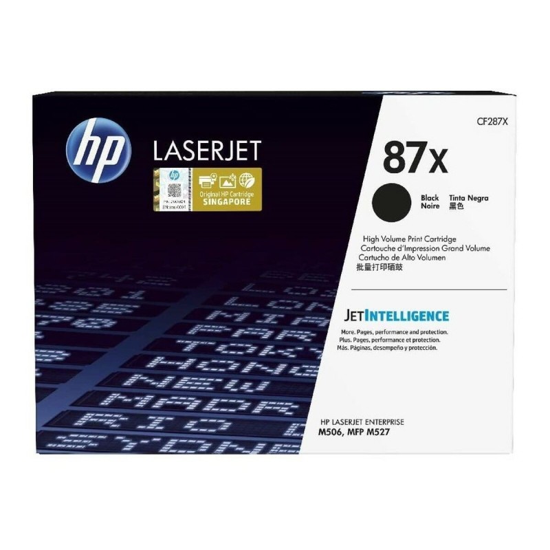 Toner original HP CF287X Noir