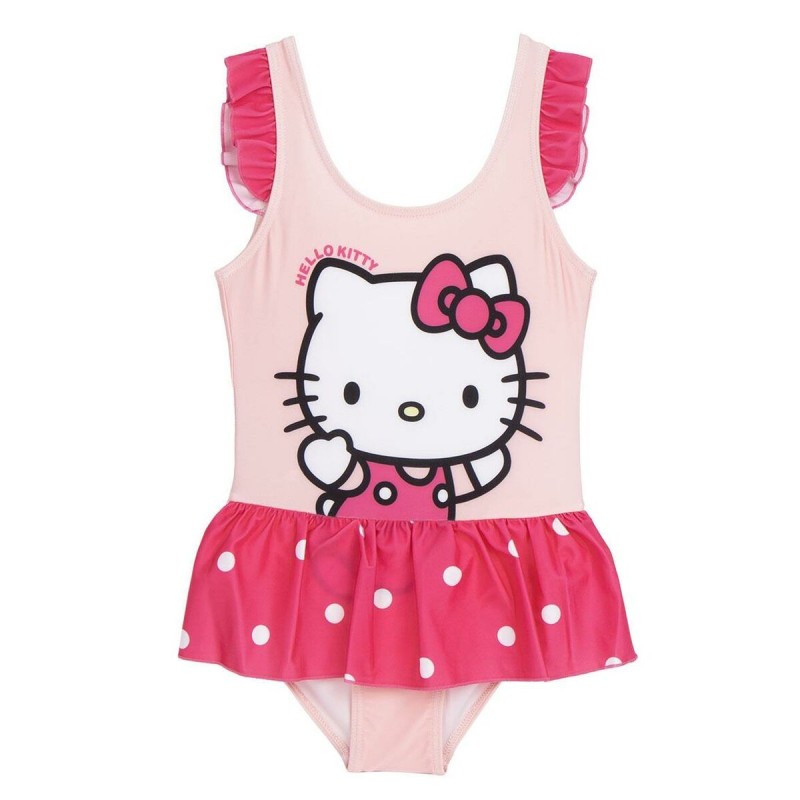 Maillot de Bain Fille Hello Kitty Rose clair