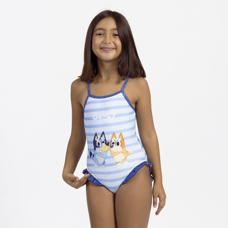 Maillot de Bain Fille Bluey Bleu clair