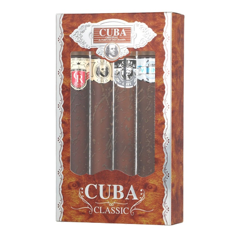 Set de Parfum Homme Cuba EDT Classic 4 Pièces