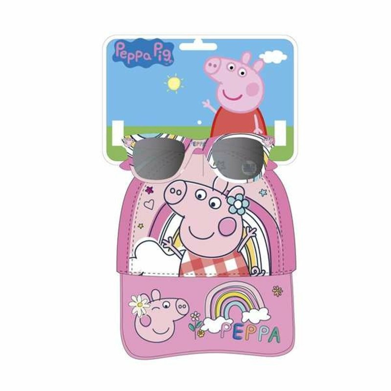 Ensemble casquette et lunettes de soleil Peppa Pig 2 Pièces