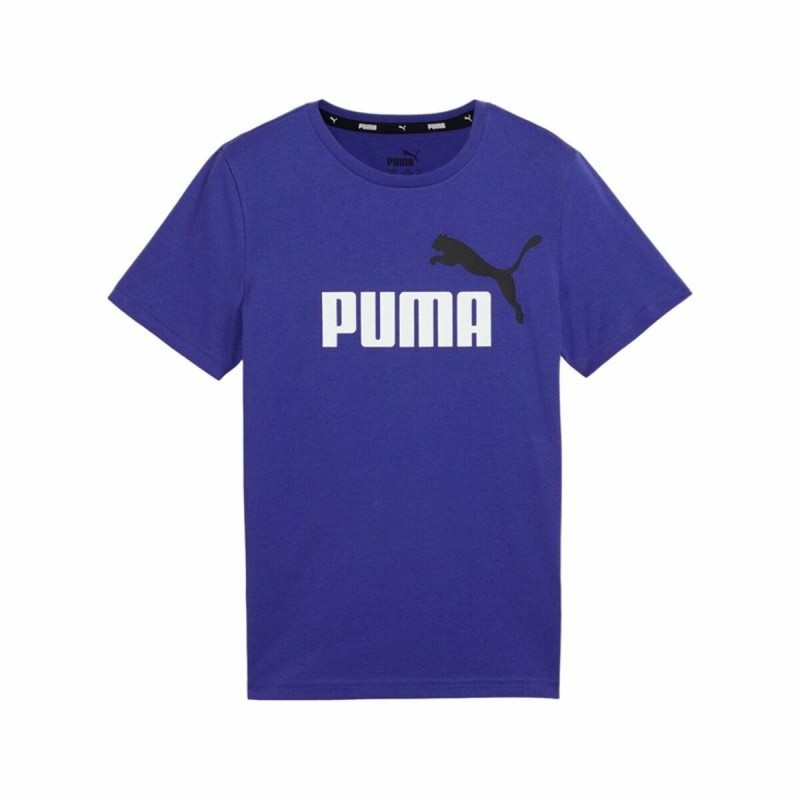 T shirt à manches courtes Enfant Puma Essentials + 2 Col Logo