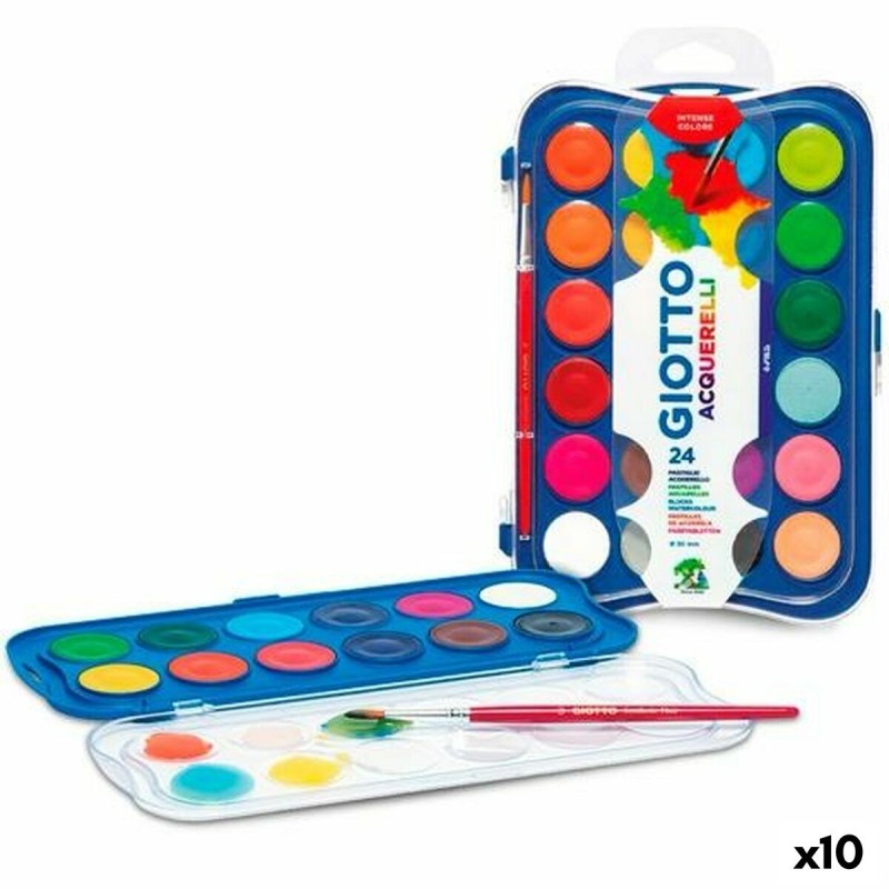 Aquarelles Giotto Multicouleur (10 Unités)