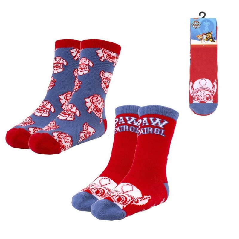 Chaussettes Antidérapantes The Paw Patrol Multicouleur 2 Unités