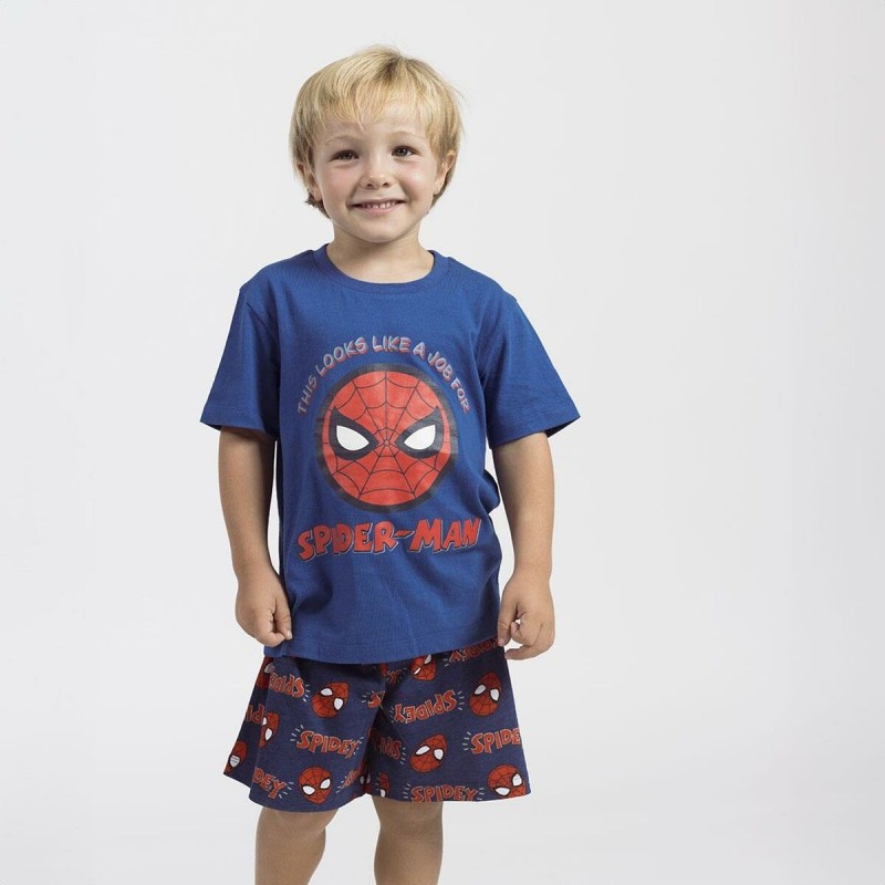 Pyjama Enfant Spider-Man Bleu