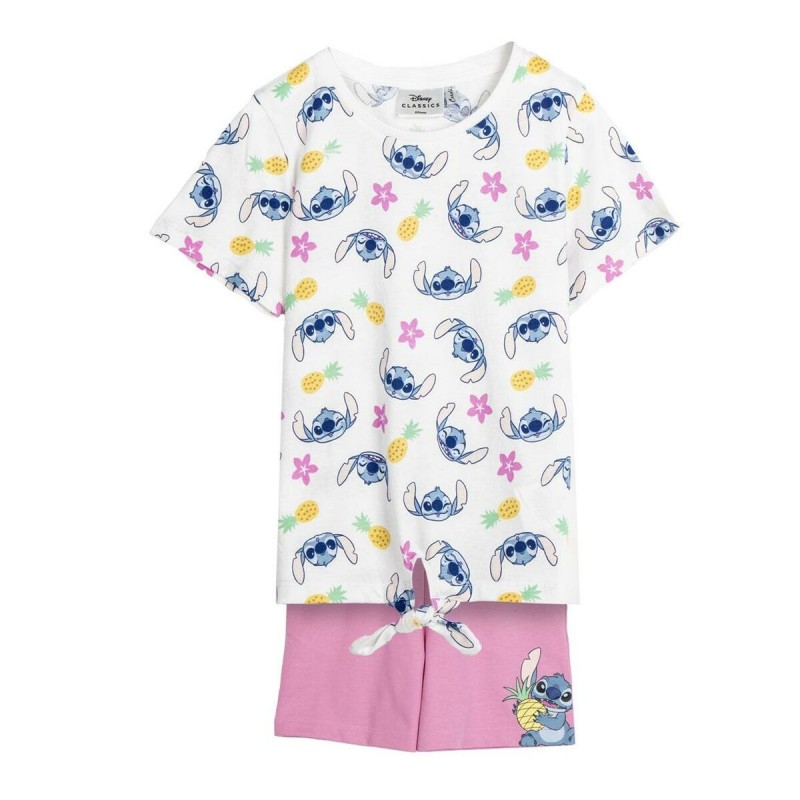 Ensemble de Vêtements Stitch Rose