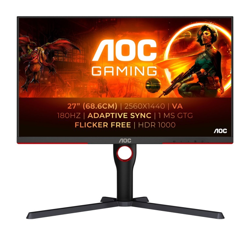 Monitor Gaming AOC Q27G3XMN/BK 2K 27" 180 Hz