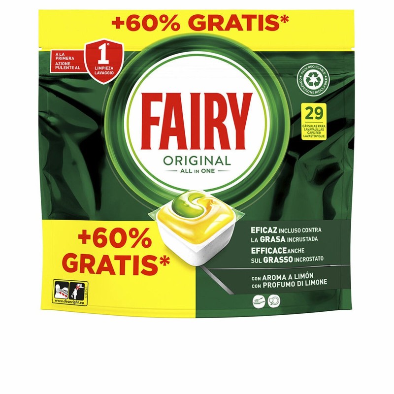 Tablettes pour Lave-vaisselle Fairy FAIRY TODO EN 1 LIMON