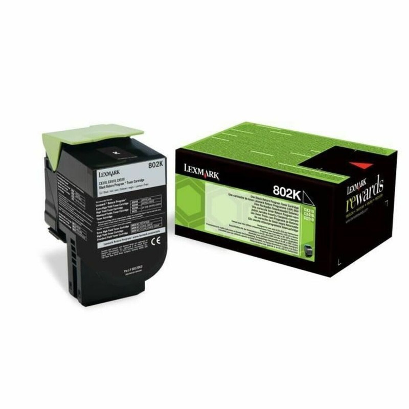 Toner original Lexmark 80C20K0 Noir