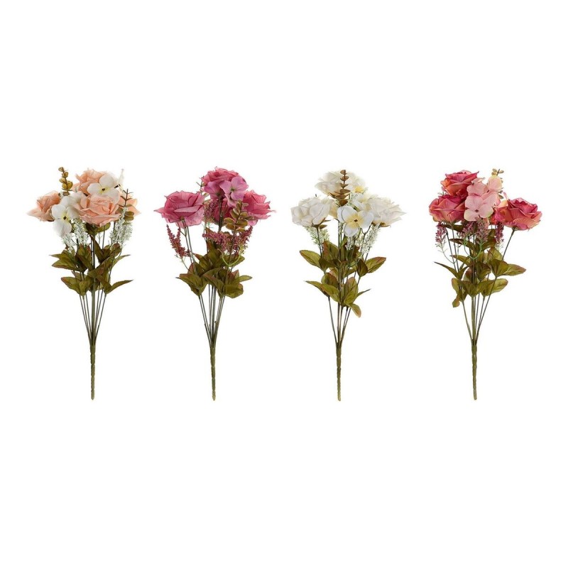 Fleurs décoratives DKD Home Decor Polyéthylène Fer (4 pcs) (17 x 17 x 44 cm)