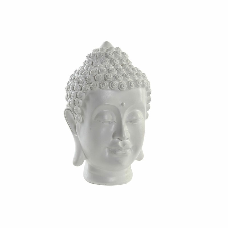 Figurine Décorative DKD Home Decor Buda Blanc Résine (20 x 20 x 30 cm)