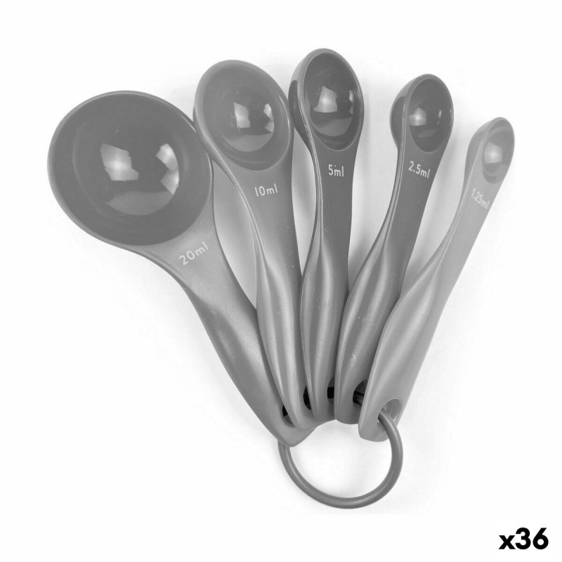 Cuillère de mesure Quttin 5 Pièces Plastique (36 Unités)