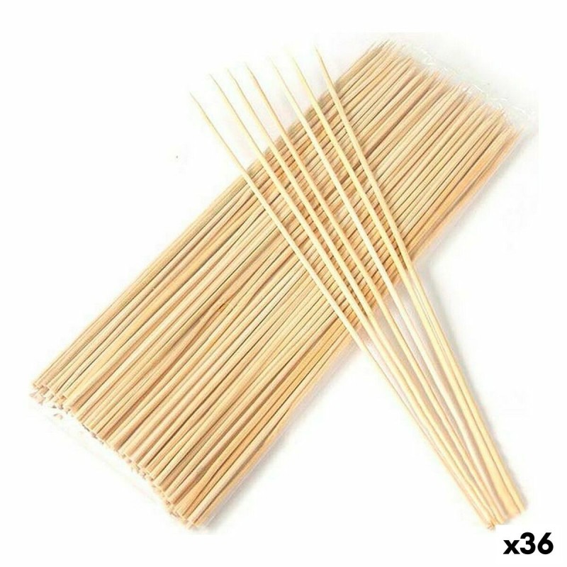 Ensemble de brochettes pour barbecue Bambou 30 cm 4 mm (36 Unités) (50 pcs)