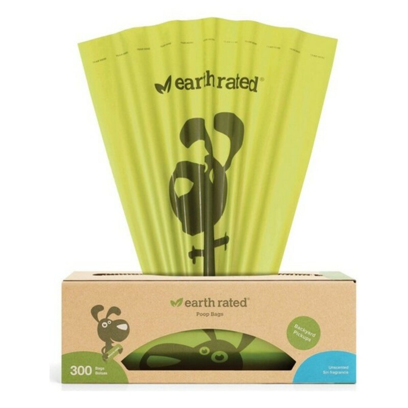 Distributeur de Sacs pour Animaux Domestiques Earth Rated UNSCENTBIO300 (300 Unités) (300 uds)