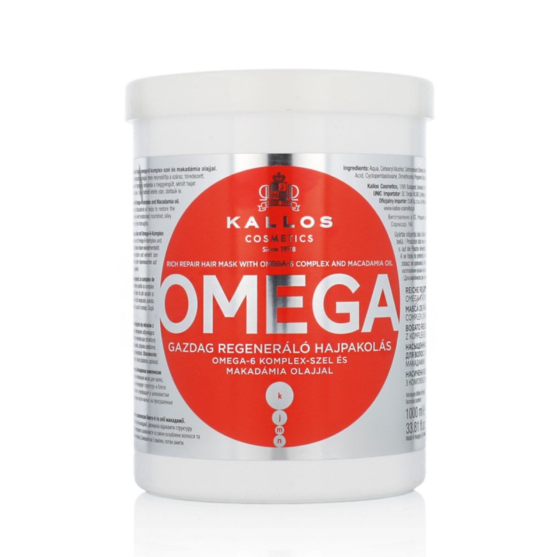 Masque réparateur pour cheveux Kallos Cosmetics Omega (1 L)