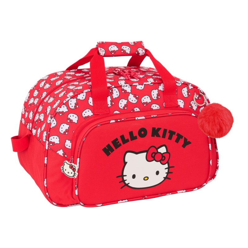 Sac de sport Hello Kitty Iconic Blanc Rouge 40 x 24 x 23 cm