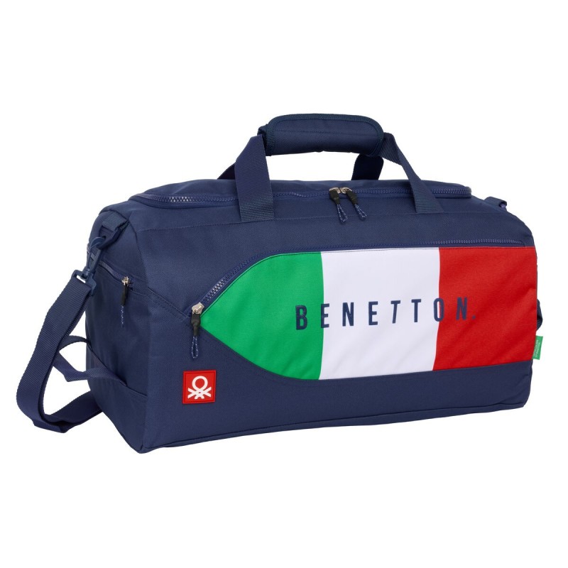 Sac de sport Benetton Flag Blue marine 50 x 25 x 25 cm