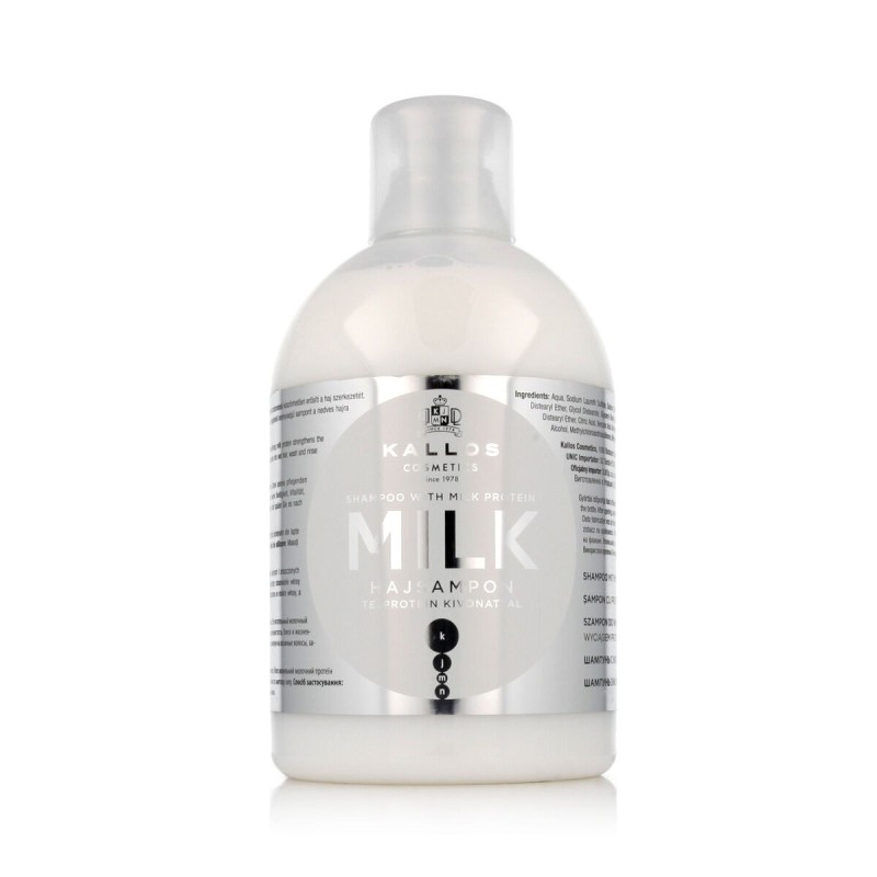 Shampooing hydratant Kallos Cosmetics Keratin And Milk Protein 1 L