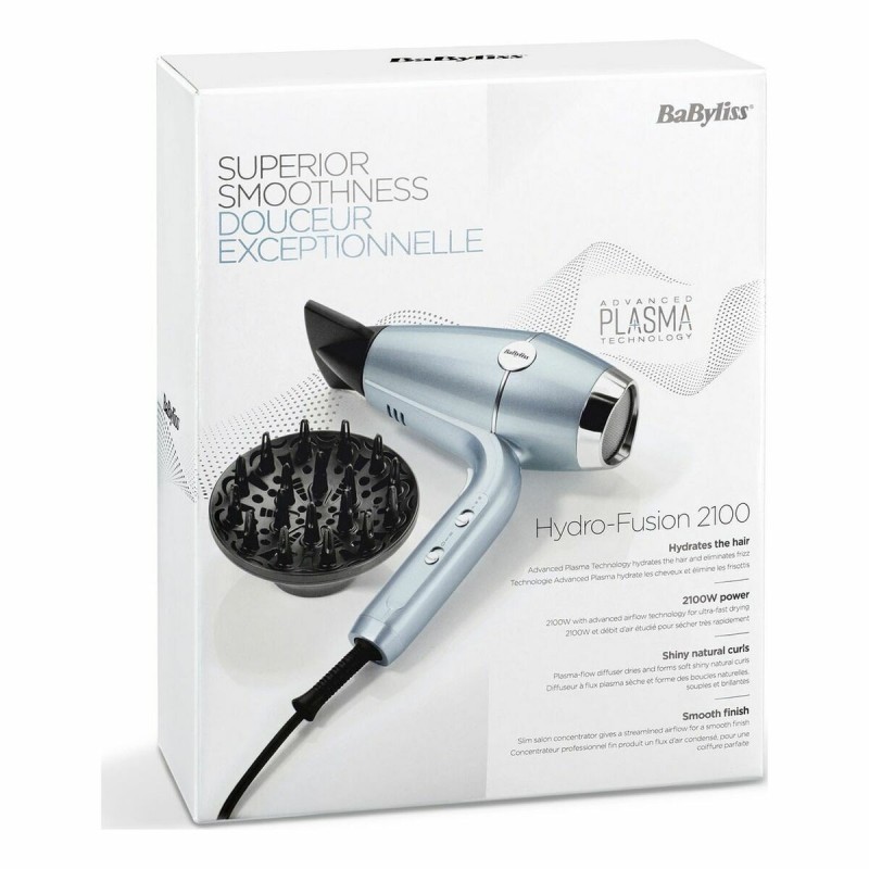 Sèche-cheveux Babyliss Bleu Métallisé 2100 W