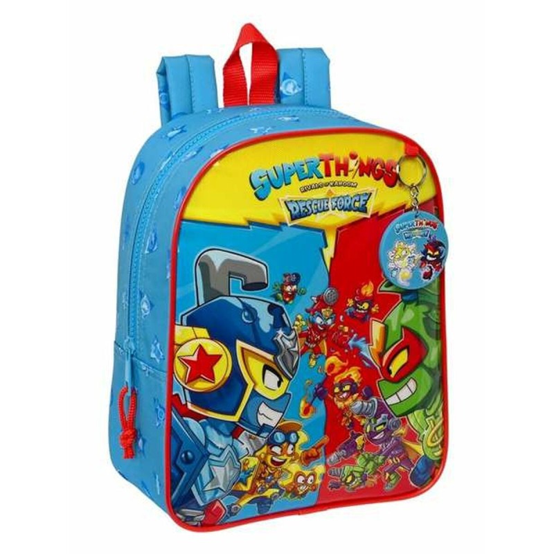 Cartable SuperThings Rescue Force Bleu 22 x 27 x 10 cm