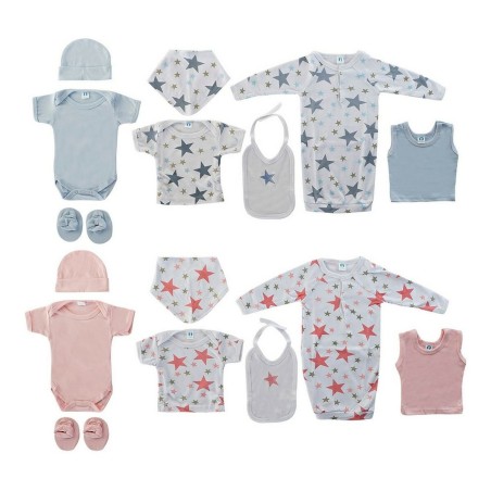 Coffret Bébé DKD Home Decor 0-6 Mois Coton (2 pcs)