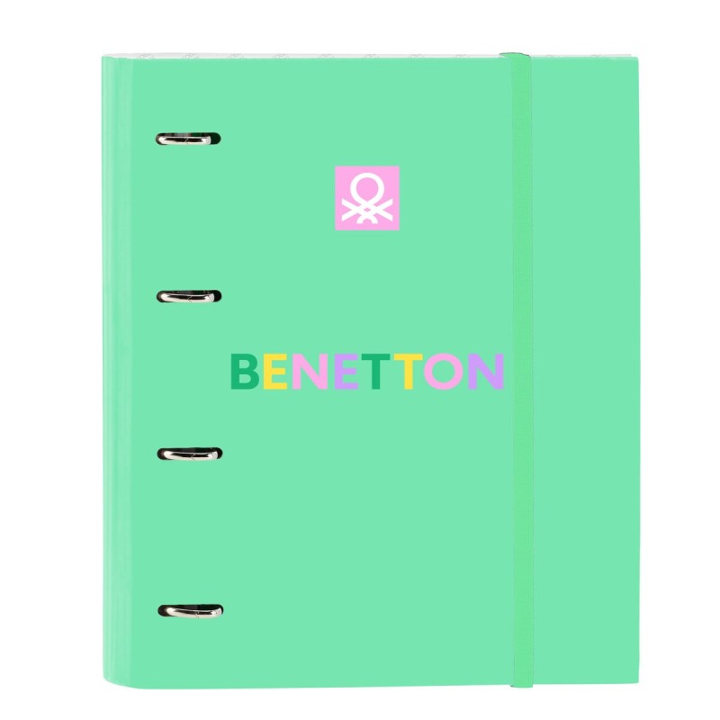 Reliure à anneaux Benetton Mint Vert 27 x 32 x 3.5 cm