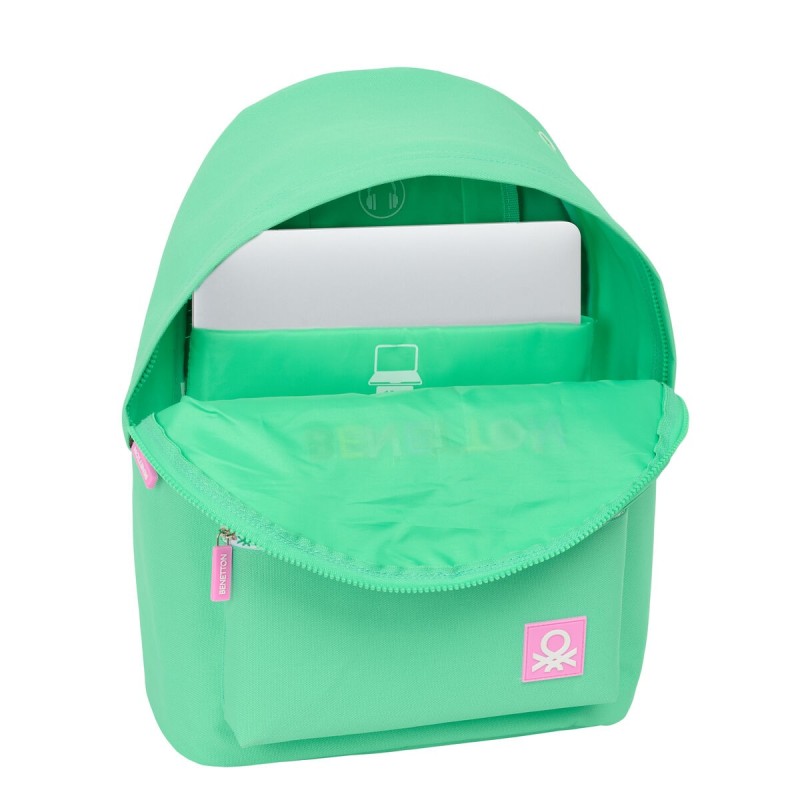 Sacoche pour Portable Benetton benetton Vert 31 x 41 x 16 cm