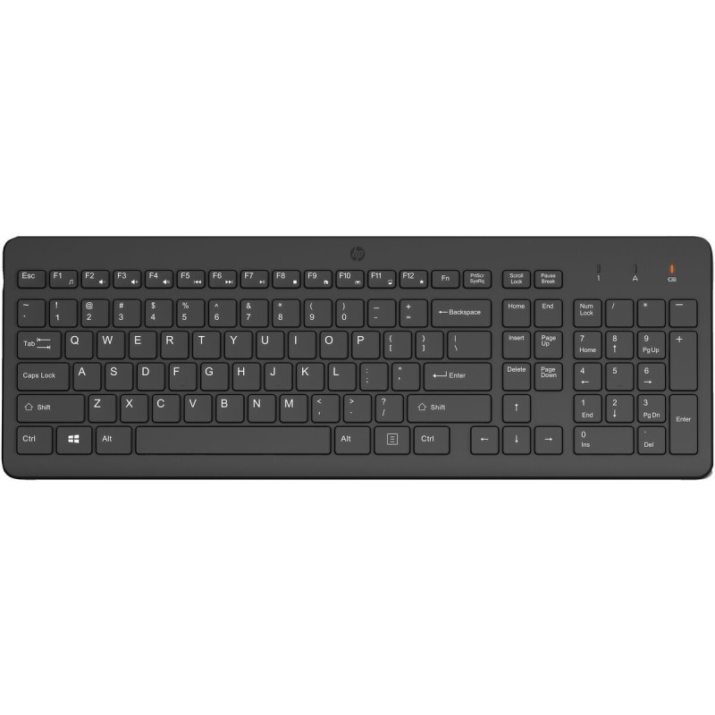 Clavier sans fil HP 225 Noir Espagnol Qwerty QWERTY