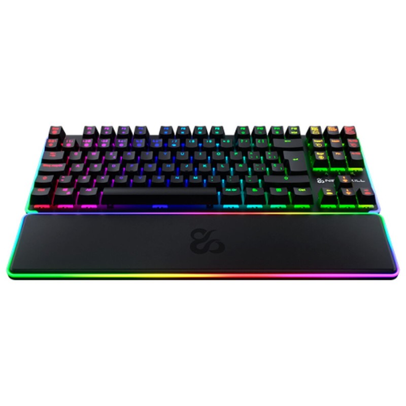 clavier et souris Newskill NS-KB-GUNGNYRT-GAT-R Noir Espagnol QWERTY