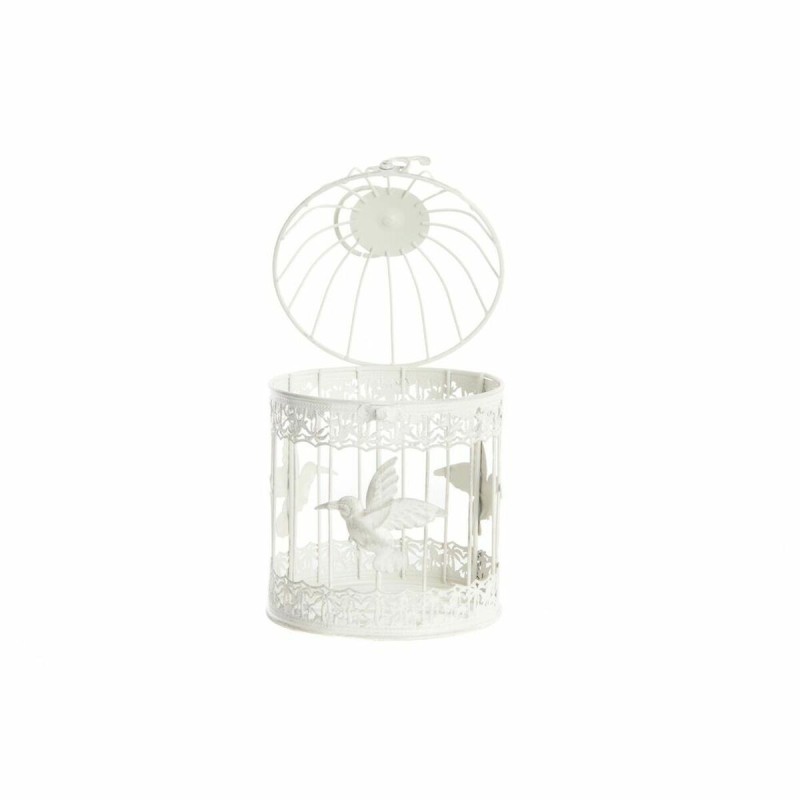 Cage DKD Home Decor Blanc 2 Pièces