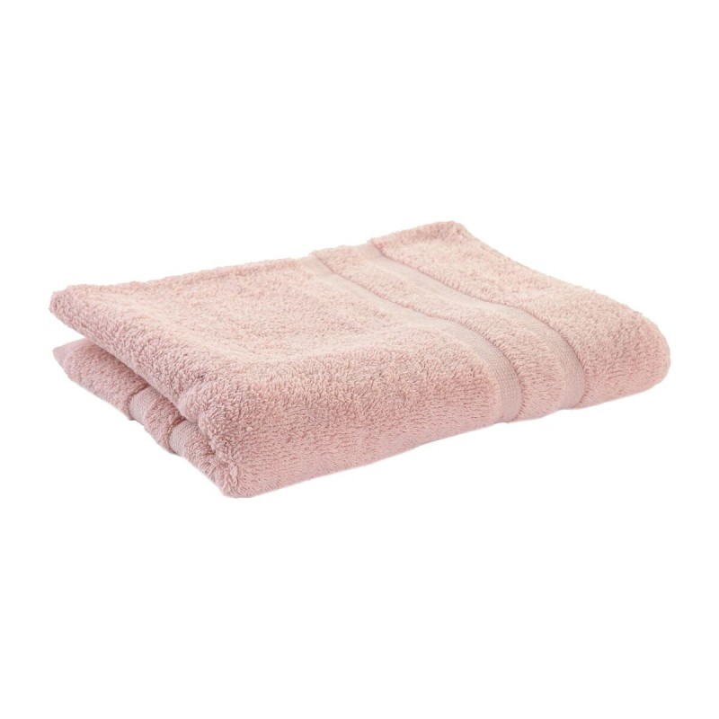 Tapis de bain DKD Home Decor 600 gsm Coton Rose clair (80 x 50 x 1 cm)